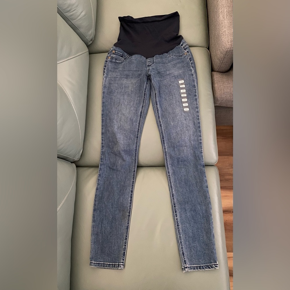 Indigo Blue Maternity Skinny Jeans